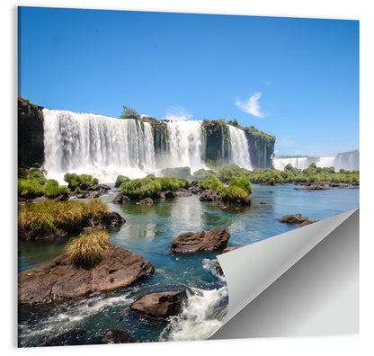 Iguazu River and Falls, Foz Do Iguaçu Wall Art