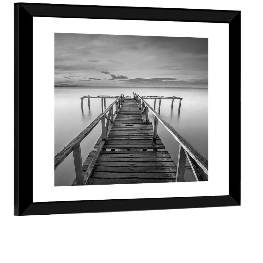 Teluk Tempoyak Jetty at Dusk Wall Art