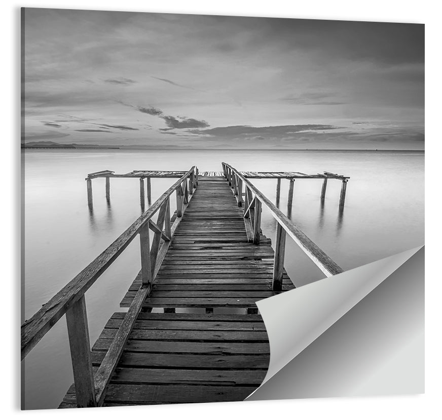 Teluk Tempoyak Jetty at Dusk Wall Art