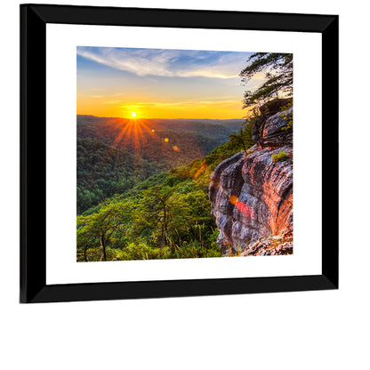 Big South Fork Gorge Sunset Wall Art