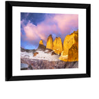 Torres Del Paine Alpenglow Wall Art