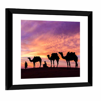Rajasthan Desert Sunset Wall Art