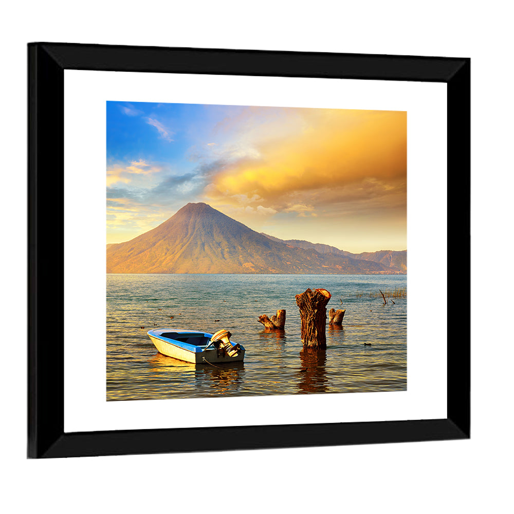 Lake Atitlan Sunset Wall Art