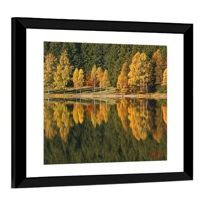 Saint Anna Lake Autumn Reflection Wall Art
