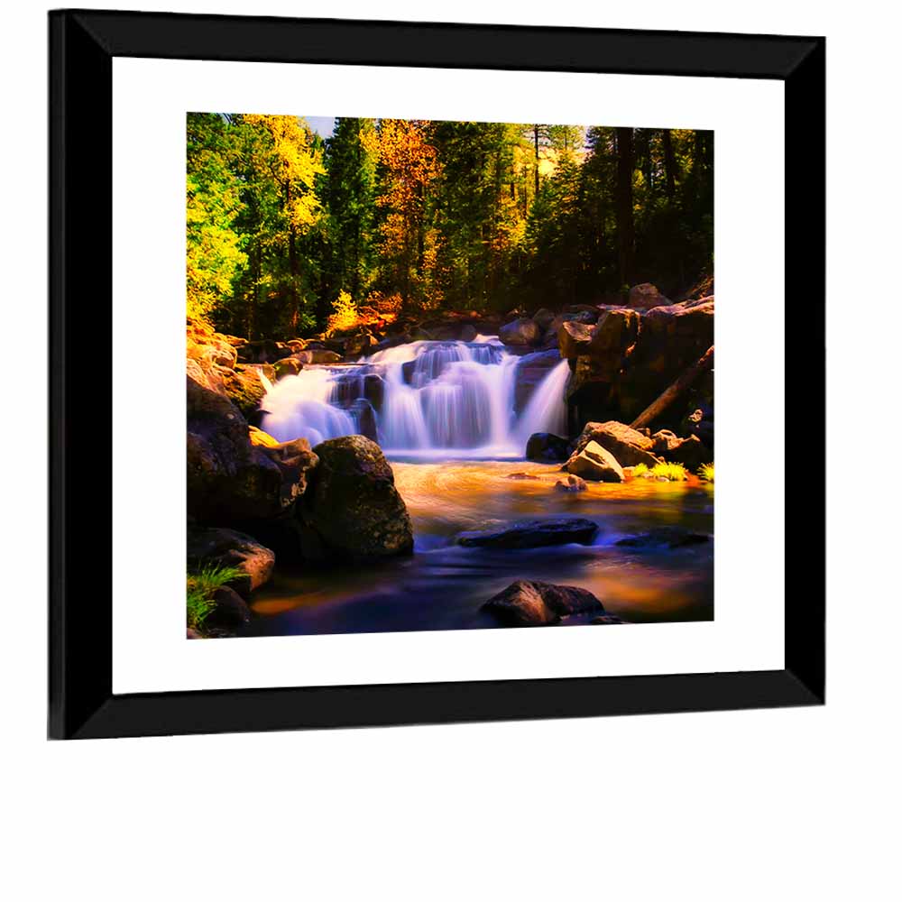 Mountain Waterfall Wall Art