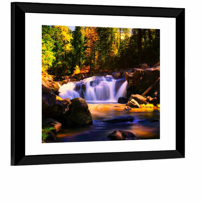Mountain Waterfall Wall Art