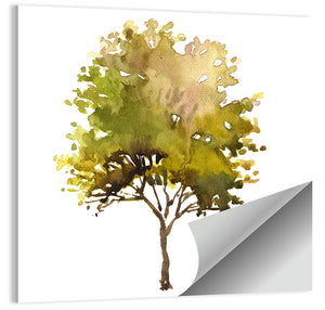 Watercolor Tree Wall Art