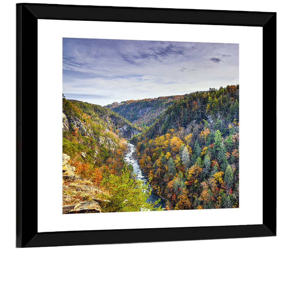 Tallulah Gorge Autumn Vista Wall Art
