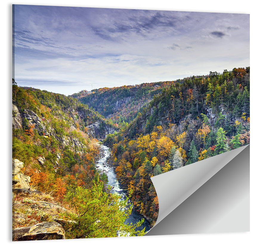 Tallulah Gorge Autumn Vista Wall Art
