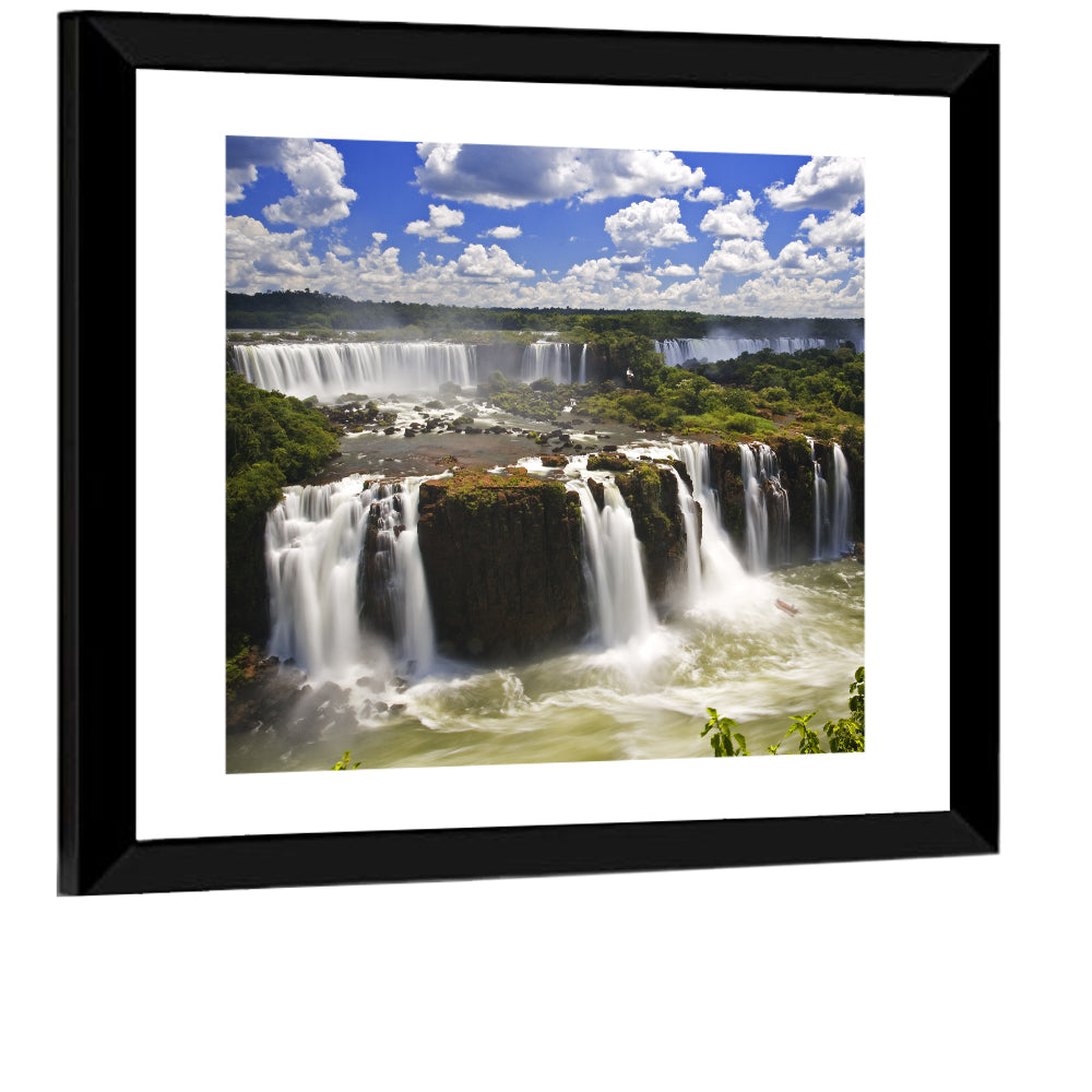 Iguazu Falls River View Wall Art