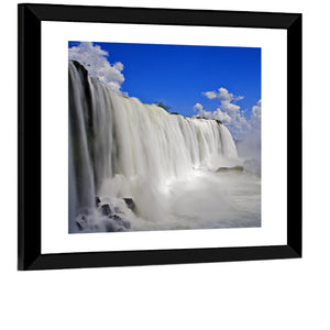 White Iguassu Falls Wall Art