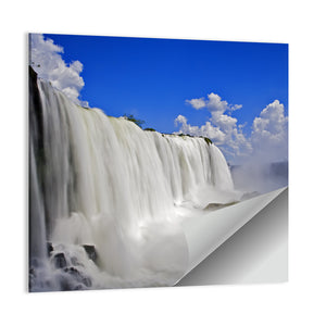 White Iguassu Falls Wall Art