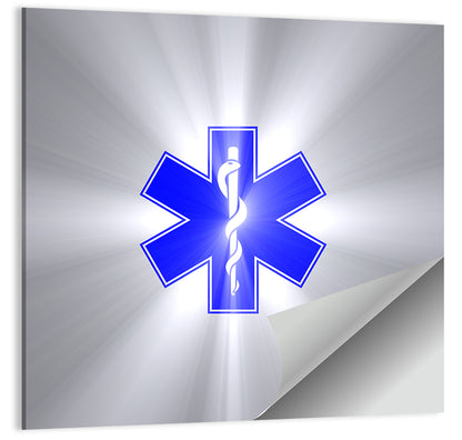 Emergency Medical Technician Symbol Wall Art