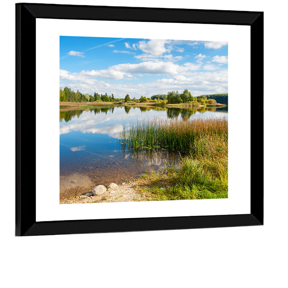Paunkula Lake Reflections Wall Art