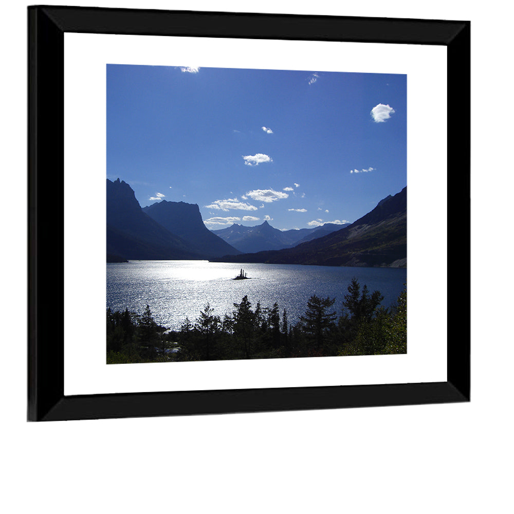 Montana Mountains Lake Wall Art