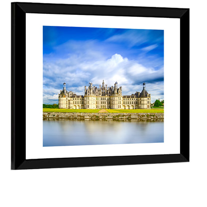 Château De Chambord Reflection Wall Art