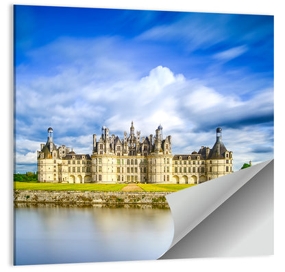 Château De Chambord Reflection Wall Art