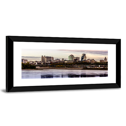 Kansas City Skyline at Dusk Wall Art