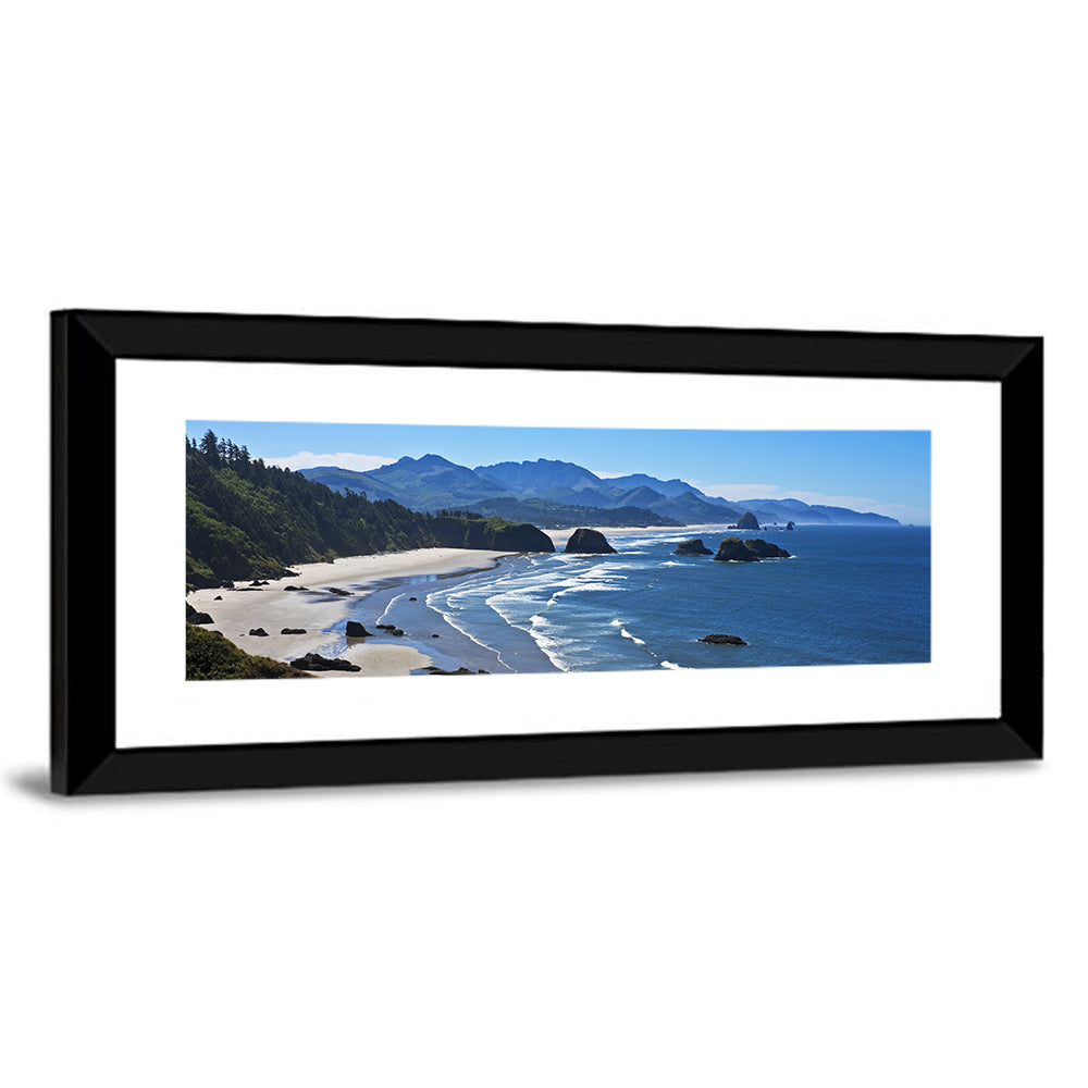 Cannon Beach Morning Shoreline Wall Art