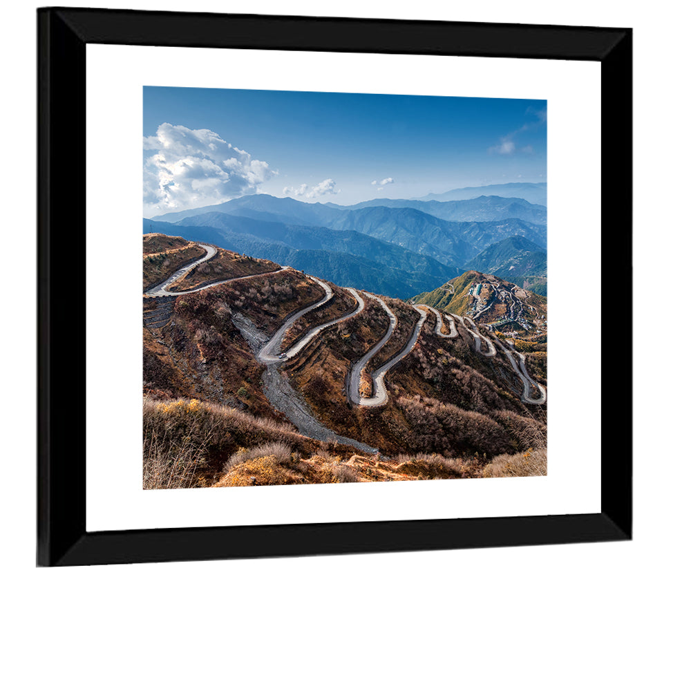 Zuluk Zig-zag Road, Sikkim Wall Art