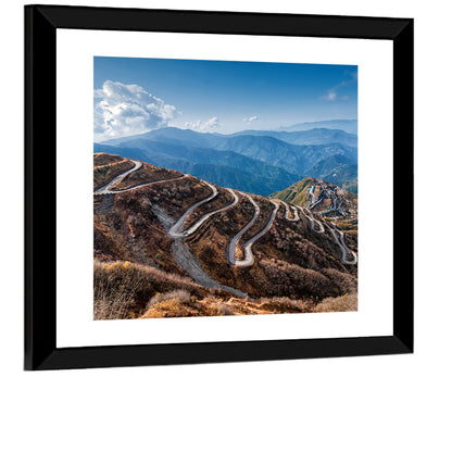 Zuluk Zig-zag Road, Sikkim Wall Art