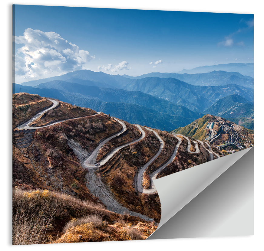 Zuluk Zig-zag Road, Sikkim Wall Art