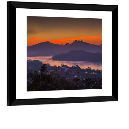 Luang Prabang Sunset Wall Art