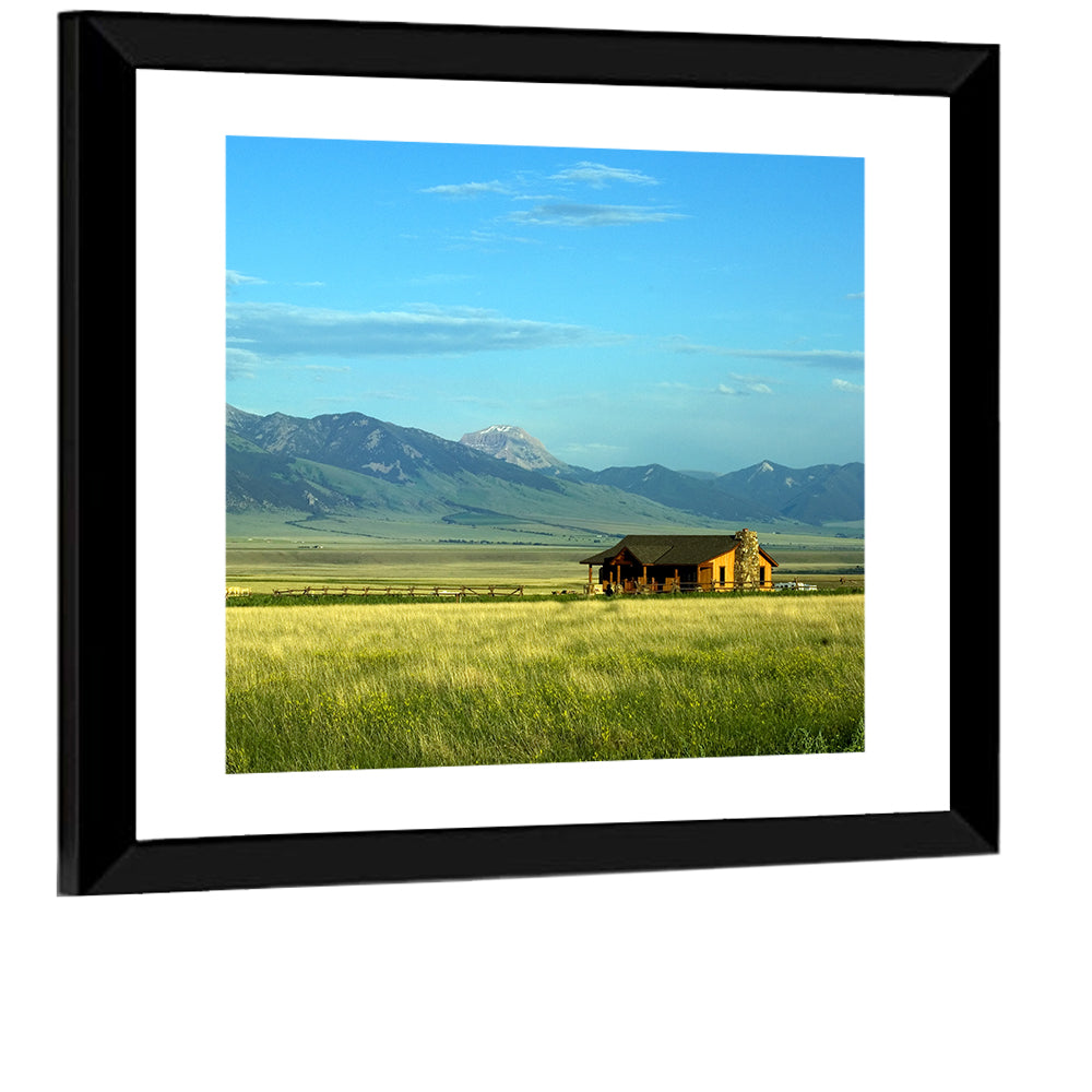 Montana Mountain Ranch Wall Art
