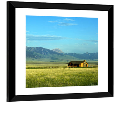 Montana Mountain Ranch Wall Art