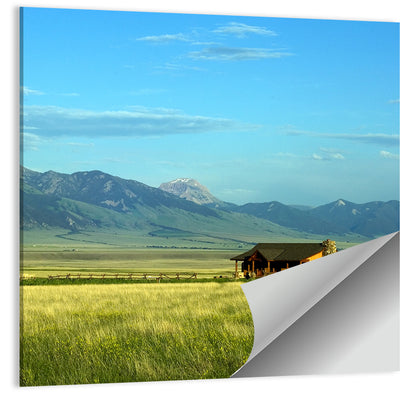 Montana Mountain Ranch Wall Art