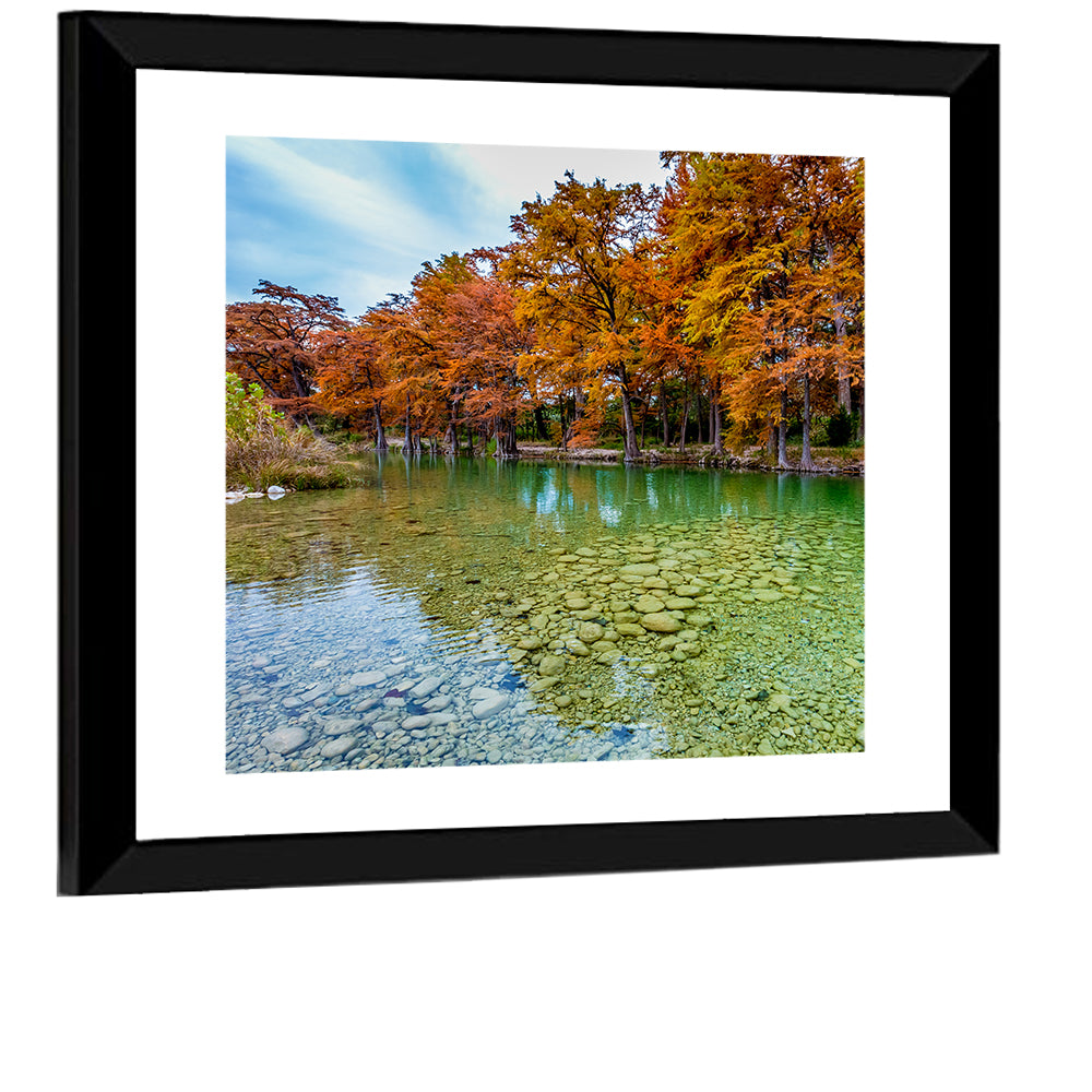 Frio River at Garner State Park Wall Art