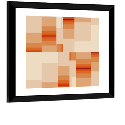Minimalist Aerial Farm Fields Wall Art