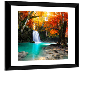 Tropical Waterfall Wall Art