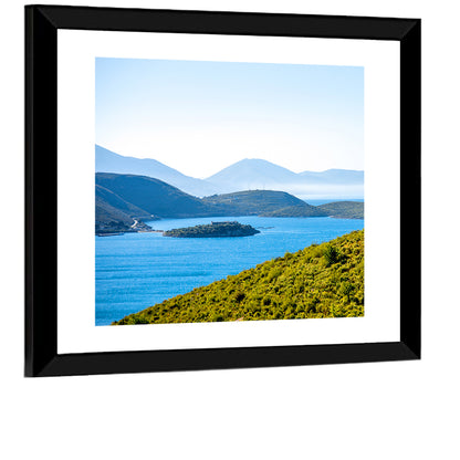 Porto Palermo Bay with Ali Pasha Castle Wall Art