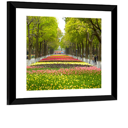 Tulips Garden Wall Art