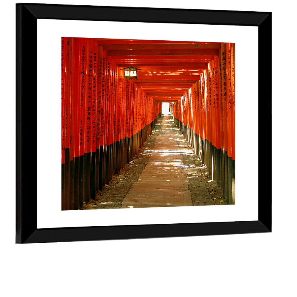 Fushimi Inari Torii Tunnel Wall Art