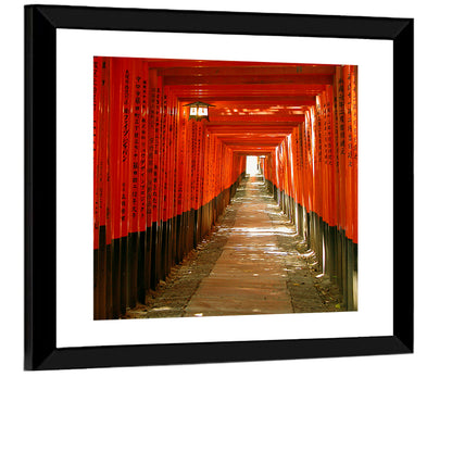 Fushimi Inari Torii Tunnel Wall Art