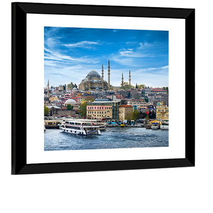 Süleymaniye Mosque Over Golden Horn Wall Art