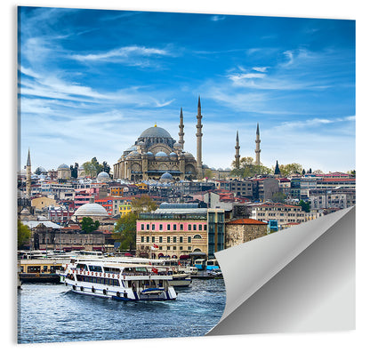 Süleymaniye Mosque Over Golden Horn Wall Art