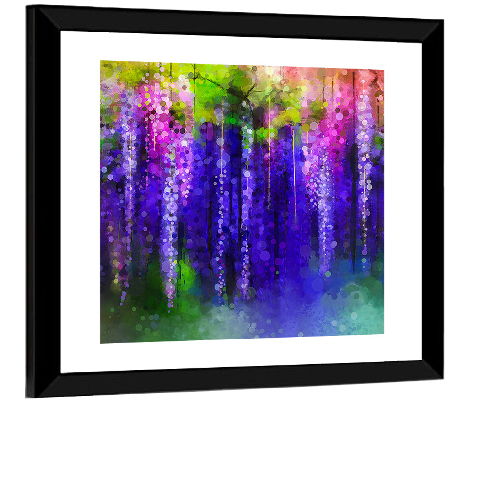 Dreamy Wisteria Vines Wall Art