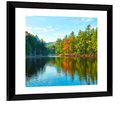 White Mountain Forest Reflections Wall Art