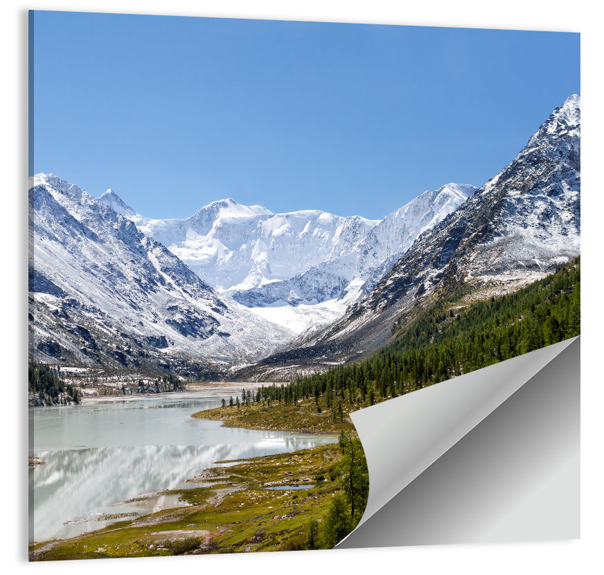 Akkem Lake Reflection Wall Art