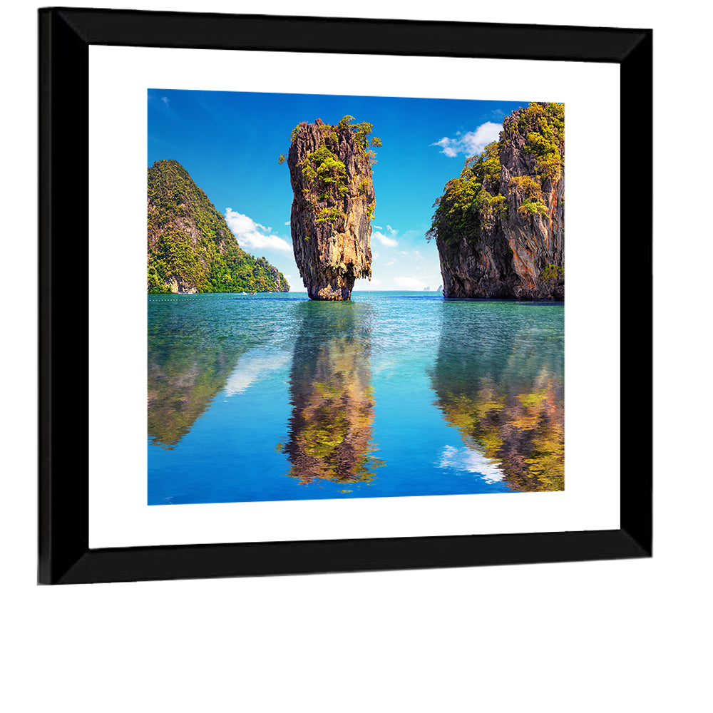 Ko Tapu Limestone Stack, Phang Nga Wall Art