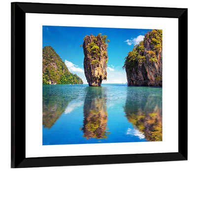 Ko Tapu Limestone Stack, Phang Nga Wall Art