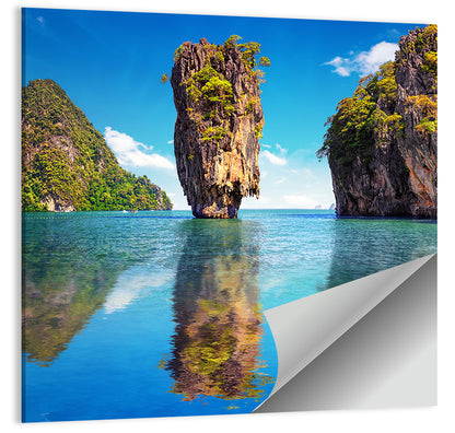 Ko Tapu Limestone Stack, Phang Nga Wall Art