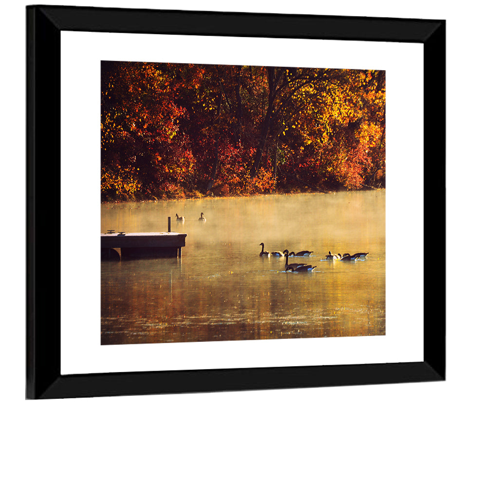 Governor Dodge Misty Lake Wall Art