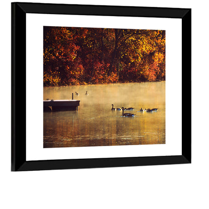 Governor Dodge Misty Lake Wall Art