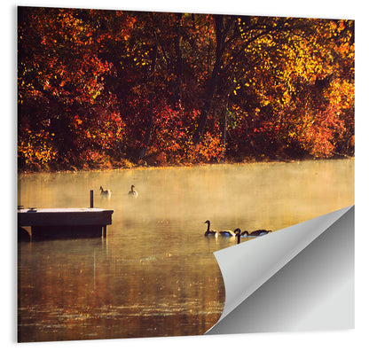 Governor Dodge Misty Lake Wall Art