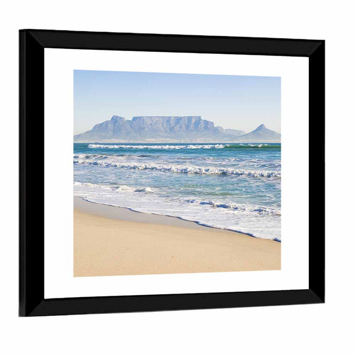 Table Mountain Cape Town Wall Art as a framed print