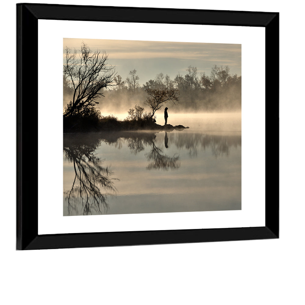 Centennial Lake Mist Wall Art